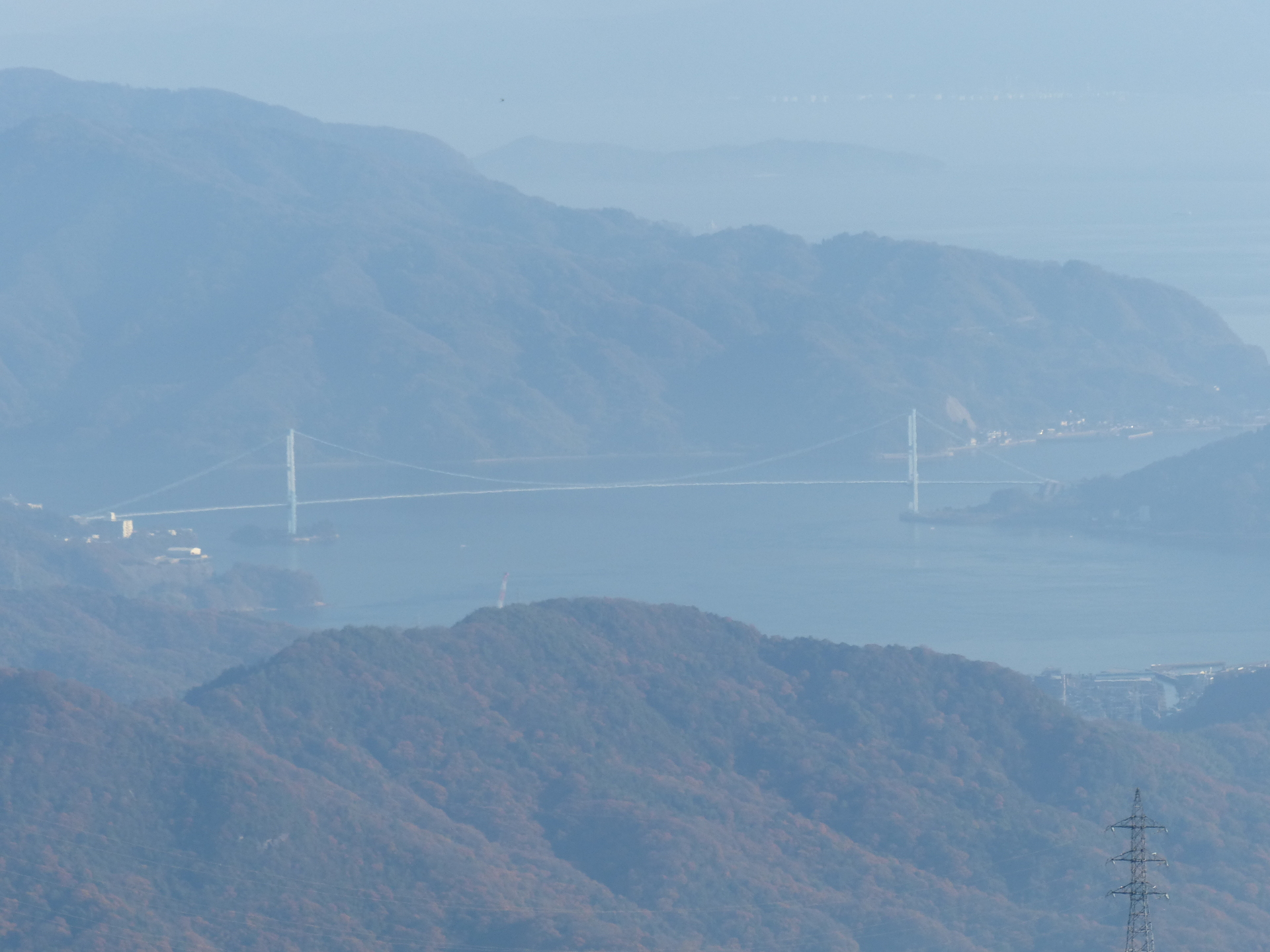 灰ヶ峰より：とびしま海道『安芸灘大橋』